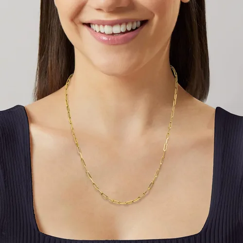 Miniatura 4 de RS Pure by Ross-Simons Italian 14kt Yellow Gold Paper Clip Link Necklace