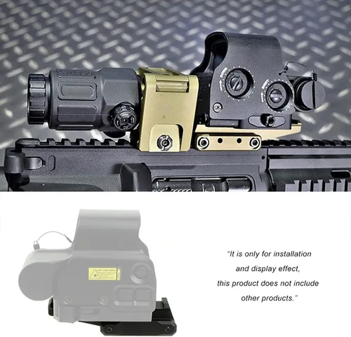 Miniatura 5 de YSS Red Dot Riser Mount Picatinny Riser Mount Adaptor Voladizo Diseño Voladizo 8 Ranura 3.9 pulgadas para Red Dot Sight Scope Mount