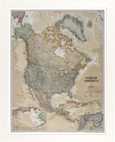 Miniatura 14 de Push Pin Travel Maps Pósteres e impresiones personalizables – Gris granero – Mapa de pines enmarcado personalizado, llega listo para colgar con 150