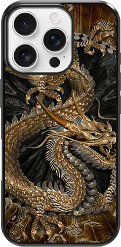 Miniatura 61 de Funda para iPhone Air - Funda de teléfono con patrón de dragón dorado chino - Funda de TPU con protección de absorción de impactos