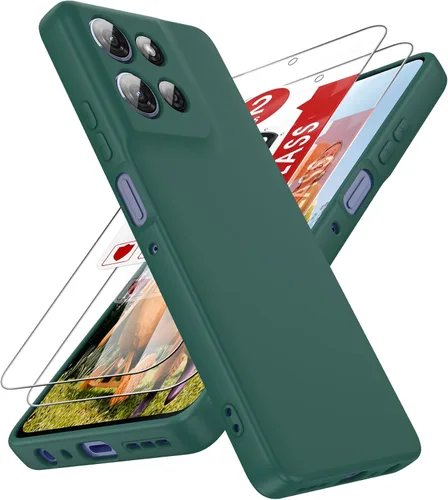 Miniatura 108 de LeYi Funda para Motorola Moto G Play 4G 2024: Funda para Moto G Play 4G 2024 con funda delgada y antiarañazos, silicona líquida a prueba de golpes