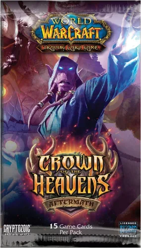 Miniatura 2 de World of Warcraft TCG WoW Juego de cartas coleccionables Aftermath Crown of the Heavens Booster Pack