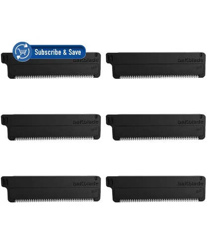 Bakblade Paquete de cartuchos de repuesto 2.0, cartuchos de repuesto para afeitadora de cabello y cuerpo, cuchillas de afeitar extra anchas húmedas