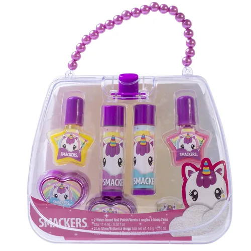 Miniatura 10 de Lip Smacker Princess Glam Bag - Juego de maquillaje, bálsamo labial, brillo labial, esmalte de uñas, loción Colección Princess Glam
