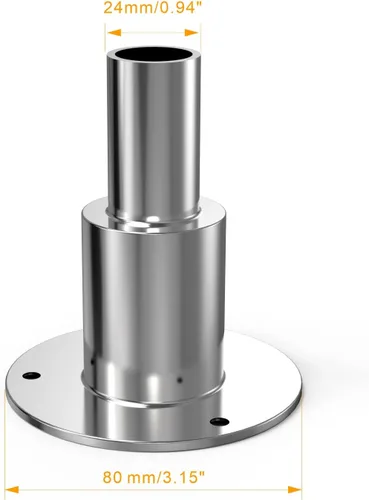 Miniatura 3 de HZJD Accesorio de escape a través del casco, 24mm de acero inoxidable 316, para calefactores de estacionamiento diésel