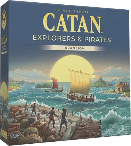 CATAN Expansión del juego de mesa Explorers & Pirates (6ª edición) Embárcate en nuevas aventuras, juego de estrategia para niños y adultos, a partir