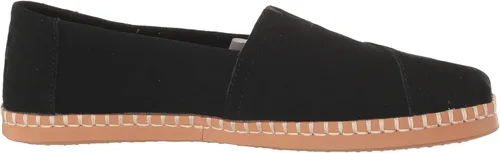 Miniatura 6 de TOMS Mujer Alpargata Cuero Wr - Negro