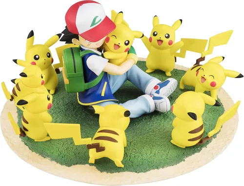 Miniatura 3 de Serie G.E.M. Satoshi y Pikachu (Pikachu lleno de ver.) Monstruo de bolsillo