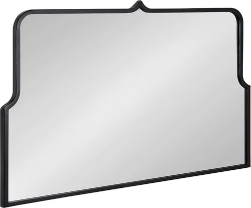 Miniatura 9 de Kate and Laurel Gezella Glam - Espejo de pared de arco ancho festoneado, 38 x 24, dorado envejecido, impresionante espejo decorativo glamoroso