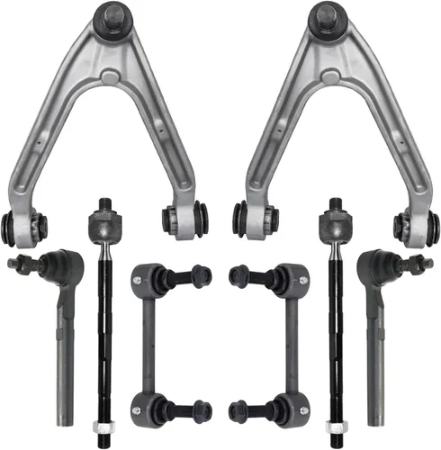 Miniatura 69 de Detroit Axle - Kit de brazos de control de extremo delantero de 8 piezas para Dodge Dakota 00-04, Durango 00-03, 4 brazos de control superior e