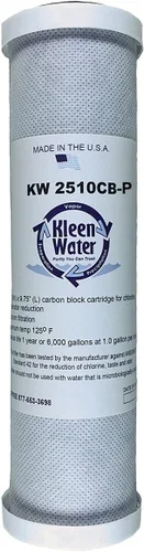 Miniatura 2 de KleenWater KW2510CB Filtros compatibles con GE GXWH01C GXRV10ABL GXSV10C GXSL03C FXWTC, filtros de repuesto de bloque de carbono, juego de 3