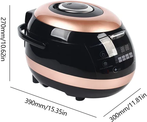 Miniatura 7 de Comercial Totalmente Automático Pearl Pot Pearl Tapioca Cooker Boba Maker Machine 5L para té Boba y té de burbujas y té de leche