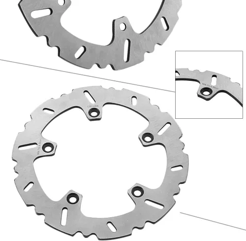 Miniatura 2 de LIRU - Rotor de freno de disco trasero plateado, piezas de freno de acero inoxidable, 1 unidad para BMW F 650 GS 650 2008-2012 / F 700 GS 700