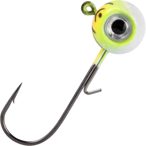Miniatura 12 de Dr.Fish Paquete de 10 Cabezas de Jig de Pesca con Ojo 3D Bola Swimbait Jig Agua Salada Agua Dulce Lubina Walleye Anzuelos de Pesca Crappie Trucha