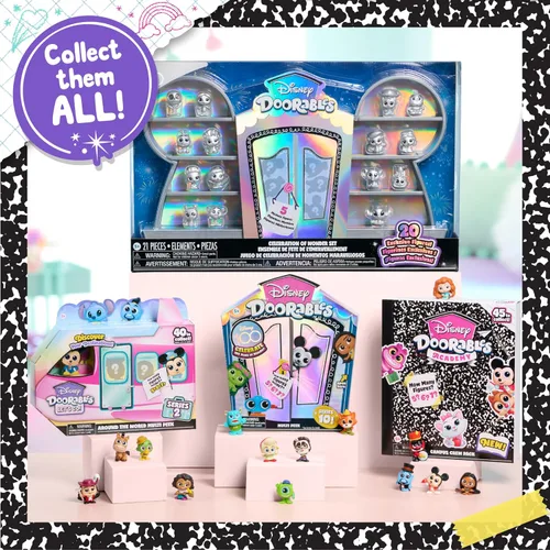 Miniatura 6 de DOORABLES Disney Academy Surprise Locker 3 Pack, juego de figuras coleccionables, los estilos pueden variar, obsequios navideños, regalos