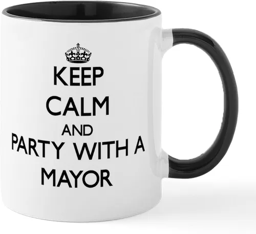 Miniatura 31 de CafePress I Love Mayor Mug Taza de café de cerámica de 11 oz (11.0 fl oz)