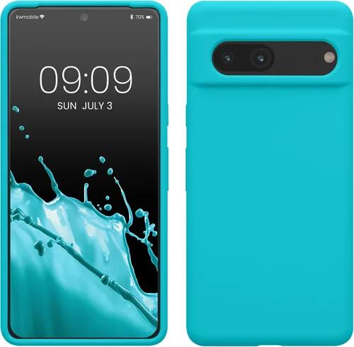 Miniatura 14 de kwmobile Funda compatible con Google Pixel 7 - Funda de silicona TPU con acabado suave - Piedra antigua