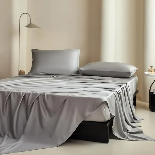 Miniatura 6 de Simple&Opulence Juego de sábanas 100% Tencel Eucalyptus Lyocell de 3 piezas, absorben la humedad, bolsillo profundo, sábanas refrescantes suaves