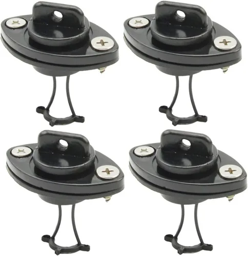 BESPORTBLE Kit de tapón de drenaje de kayak, 4 piezas de plástico universal de drenaje de canoa marina, kit de tapón de tapón de tapón de kayak