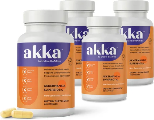 Miniatura 11 de AKKA - Akkermansia Probiotic Liver Cleanse Detox & Repair - Suplemento de salud hepática para energía, digestión y metabolismo con Akkermansia