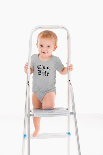 Miniatura 3 de AW Fashions Chug Life - Body para bebé divertido, lindo y cómodo - Ropa de moda para recién nacidos