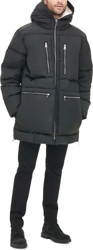 Miniatura 2 de Tommy Hilfiger Men's Heavyweight Quilted Sherpa Hooded Parka