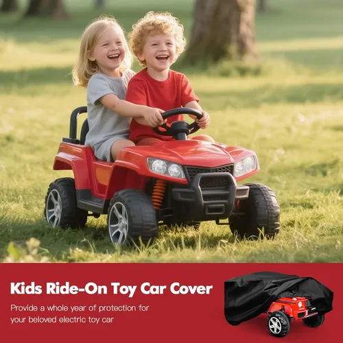 Miniatura 3 de TOHONFOO Funda de auto de juguete para niños, 52 x 26 x 22 pulgadas, resistente al agua, para exteriores, cubierta de protección para ruedas