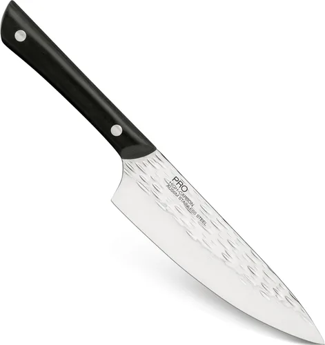 Miniatura 9 de Cuchillo de filete flexible Kai PRO de 6 pulgadas, cuchillo de filete afilado a mano, hoja de acero inoxidable alemán DIN1.4116, mango POM de espiga