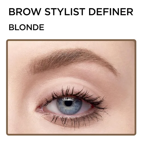 Miniatura 4 de L'Oreal Paris - Maquillaje para cejas Stylist Definer, Lápiz impermeable para cejas, Lápiz mecánico ultra fino, dibuja pequeños pelos de cejas