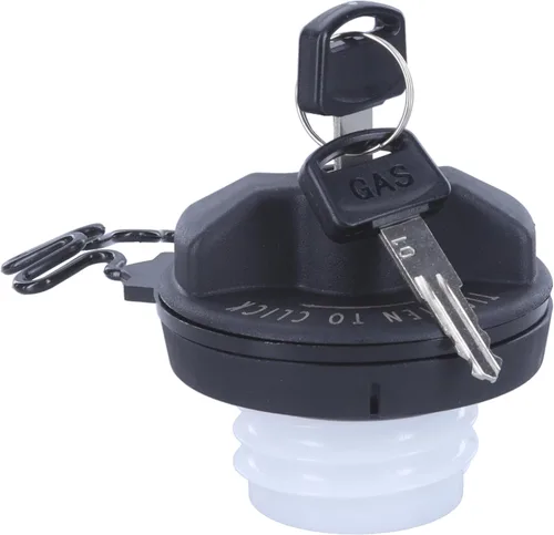 Miniatura 2 de MotoRad Tapa de combustible de bloqueo similar con llave regular, color negro