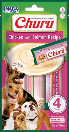 Miniatura 9 de INABA Churu - Decoración de comida para perros, completa y equilibrada, cremosa, para lamer puré para perros, tubo de 0.5 onzas, 20 tubos