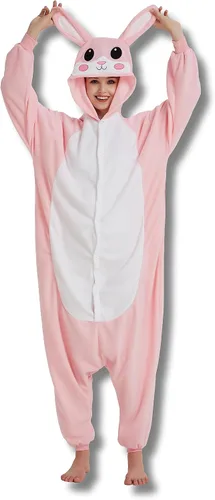 IBAX Pijama de forro polar para adultos. Disfraz de mameluco para adultos. Mameluco de animal para adultos. Mameluco de Halloween para adultos.