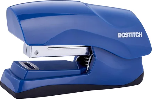Miniatura 16 de Bostitch Office - Engrapadora resistente, capacidad de 40 hojas, sin atascos, media tira, cabe en la palma de la mano, para aula, oficina o paquete