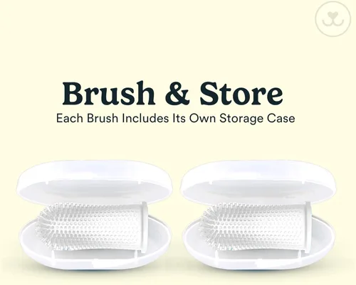 Miniatura 6 de Jasper Cepillo de dientes para perros, kit de cepillado de dientes de perro de 360 grados, cepillo de dientes para gatos, kit de cuidado dental