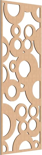 Miniatura 63 de Farwell Paneles de pared decorativos de madera con calado, 13 3/8 pulgadas de ancho x 34 3/8 pulgadas de alto x 1/4 de alto, roble rojo rojo