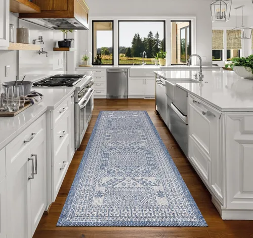 Miniatura 53 de Keen Home Design Alfombra de pasillo para exteriores, 26 x 119 pulgadas, lavable para interiores y exteriores, para patio, cocina, balcón, playa