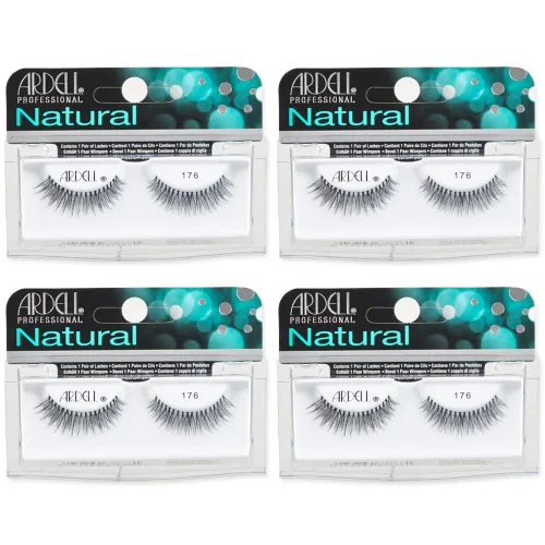 Miniatura 8 de Ardell Lashes Natural 174 - Pestañas postizas ligeras de aspecto natural, pestañas de larga duración para uso diario, paquete de 4