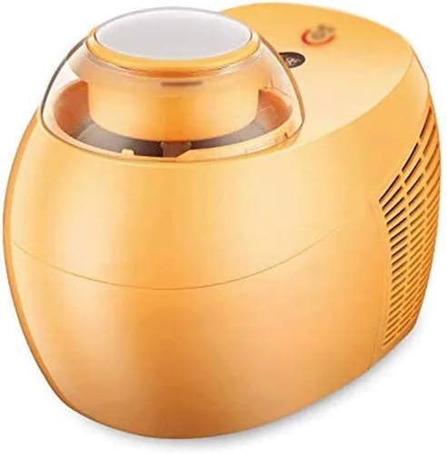 Pequeña máquina automática de yogur refrigerada Máquina de helado casera para niños Máquina de helado (color : verde) (amarillo)
