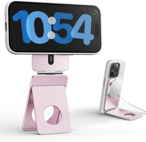 Miniatura 13 de IST IDEA - Trípode Magsafe para iPhone, aleación de aluminio ligero, ajuste de ángulo e imanes fuertes, trípode compatible con 17/16/15/14/13/12