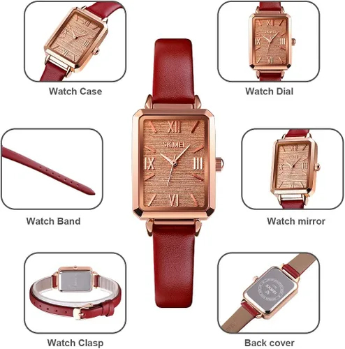 Miniatura 4 de SKMEI Reloj para mujer, reloj de cuarzo analógico resistente al agua