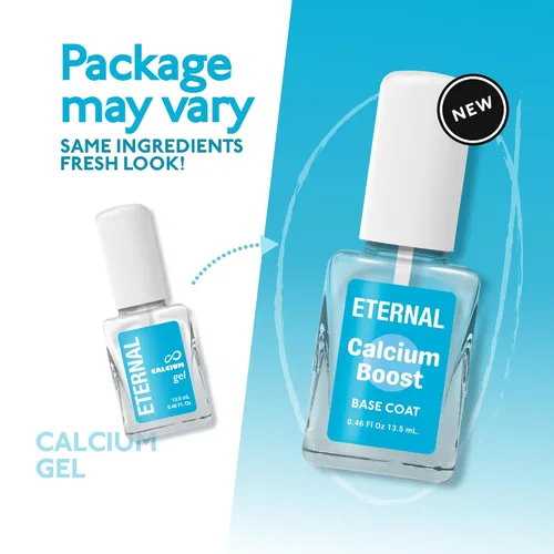 Miniatura 6 de Eternal Esmalte de uñas de gel de calcio – 0.5 fl oz de esmalte de uñas base Esmalte de uñas transparente para cuidado de uñas y fortalecedor