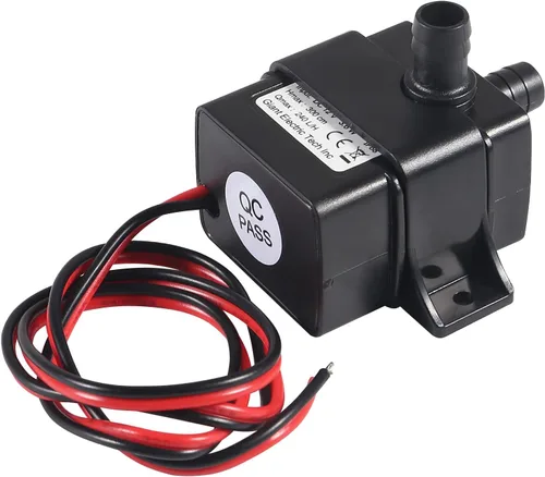 Miniatura 2 de Bomba de agua para acuario DC 12 V 240 L/H 4.2 W Micro bomba sin escobillas 3M cabezal de bombeo ultra silencioso mini pequeña bomba de agua