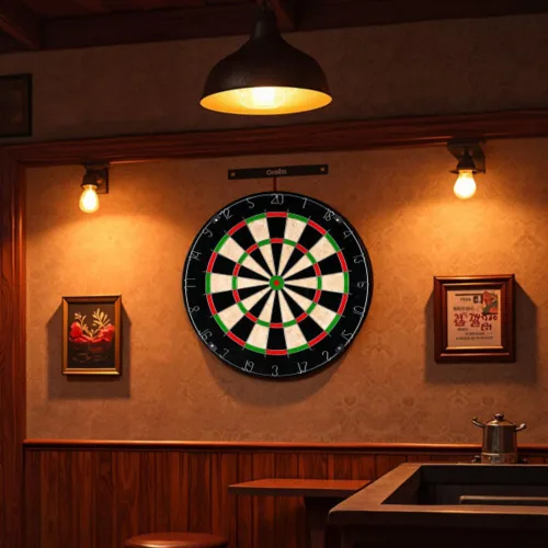 Miniatura 3 de Dart Board – Tournament Sized Indoor Hanging Number Target Game for Steel Tip Darts – Dartboard with Mounting Hardware by Hey Play
