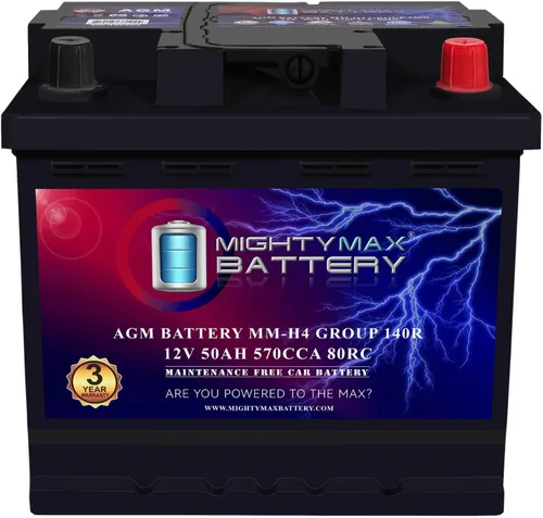 Miniatura 10 de Batería Mighty Max Battery MM-G35 de Arranque y Parada para Coche BCI Grupo Tamaño 35 12V 55Ah, 100RC, 650 CCA Batería de Coche AGM Recargable