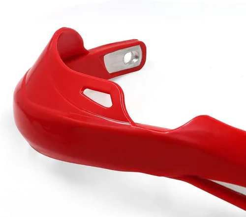 Miniatura 4 de Paramanos universales para motocicletas, protectores de manillar, guardamanos con cepillo, protector de manijas, parabrisas, protector contra Rojo