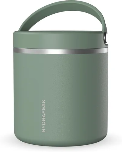 Miniatura 17 de Hydrapeak Tarro de comida de acero inoxidable con aislamiento al vacío de 25 onzas para comida caliente y fría, recipiente de boca ancha a prueba