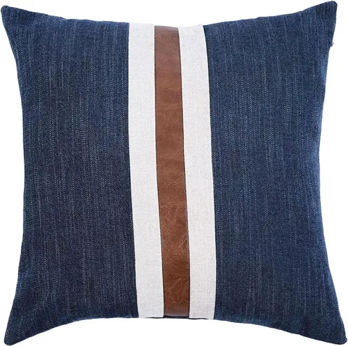 Miniatura 9 de Fundas de almohada decorativas de granja para exteriores para sofá, cama, funda de almohada de piel sintética marrón, funda de almohada de Beige