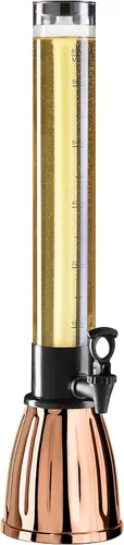 Miniatura 11 de OGGI Beer Tower - Dispensador de bebidas de 88 onzas con espita y tubo de hielo, torre Margarita, torre Mimosa, dispensadores de bebidas perfectos