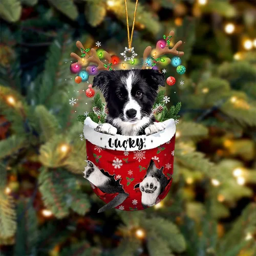 Miniatura 79 de Adorno de Navidad personalizado para perro Airedale Terrier en bolsillo de nieve, adorno para árbol de Navidad, idea de regalo para amantes