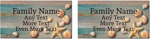 Miniatura 15 de Tapete de bienvenida con nombre de familia personalizable, regalo de inauguración de casa personalizado para nuevo propietario, Playero